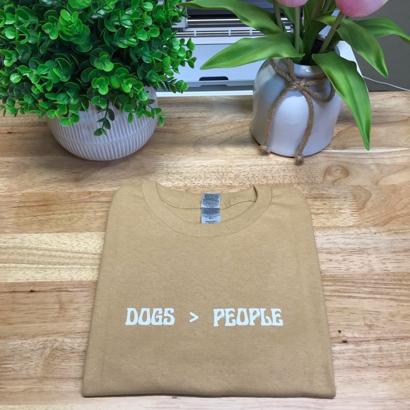 DOGS > PEOPLE Unisex Adult 100% Cotton T-Shirts - Various - Picture 4 of 16